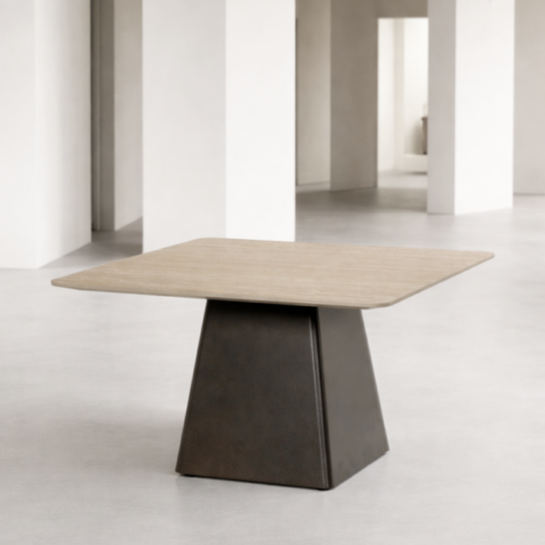 Milly salontafel h35cm - Cremekleurig