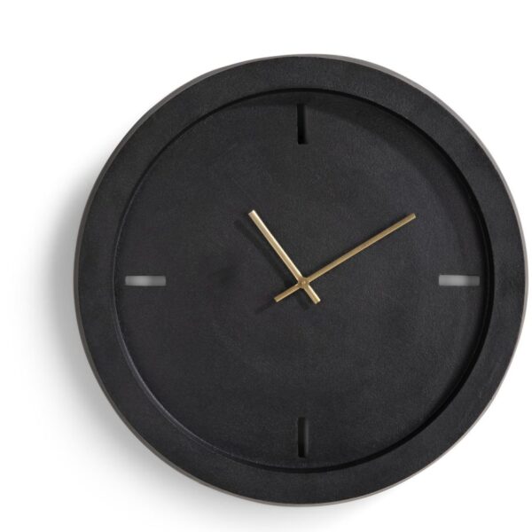 image Alfie klok L D59cm - Zwart