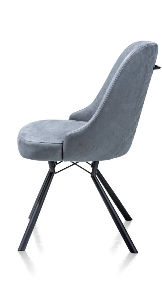 Eefje, eetkamerstoel - 4 pootjes zwart - incl. pocketvering - stof Kibo - Afbeelding 10