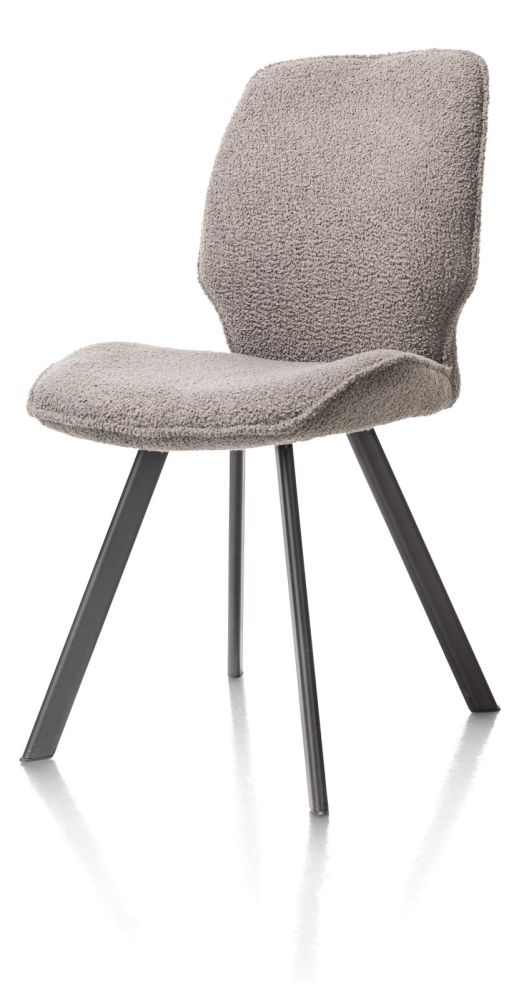 Semmi, eetkamerstoel - zwart frame - stof Avicci - Afbeelding 4
