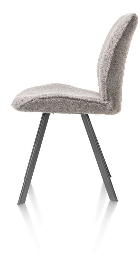 Semmi, eetkamerstoel - zwart frame - stof Avicci - Afbeelding 7