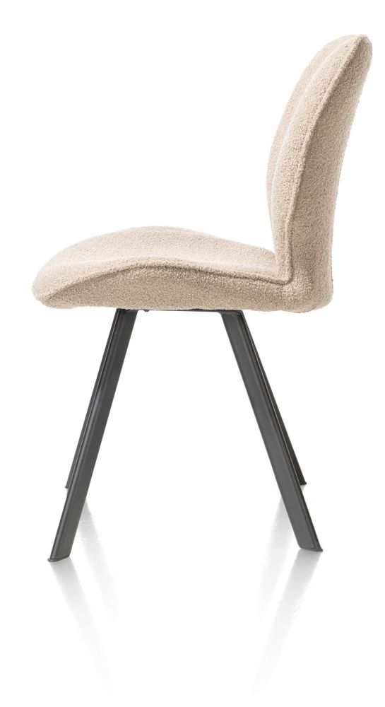 Semmi, eetkamerstoel - zwart frame - stof Avicci - Afbeelding 15