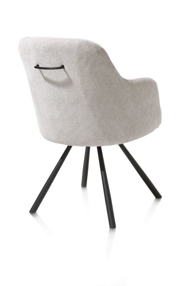 Eva, armstoel - draaibaar - 4-poot - incl. pocketvering - stof Livigno - Afbeelding 20