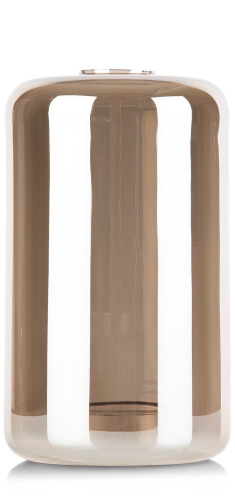 Jayden glazen bol B H31cm - Grijs