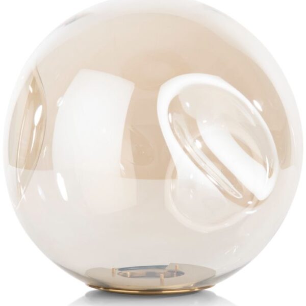 Bo glazen bol L D23cm - Goud