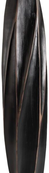 Merle vaas H81cm - Zwart