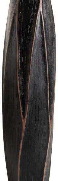 Merle vaas H63cm - Zwart