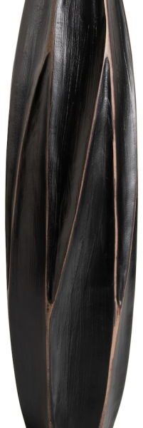 Merle vaas H52cm - Zwart