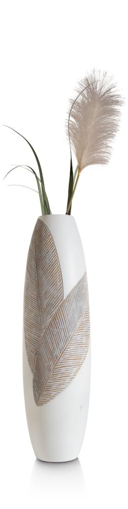 Jolie vaas H78cm - Wit - Afbeelding 2