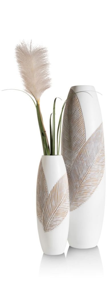 Jolie vaas H78cm - Wit - Afbeelding 5