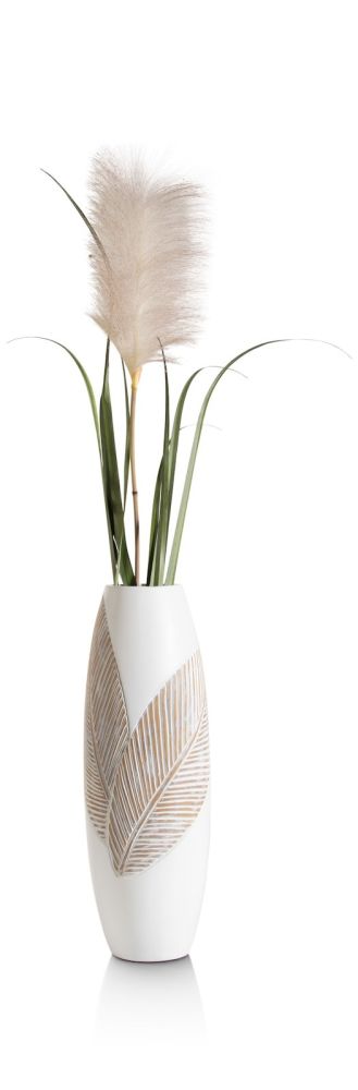 Jolie vaas H45cm - Wit - Afbeelding 2