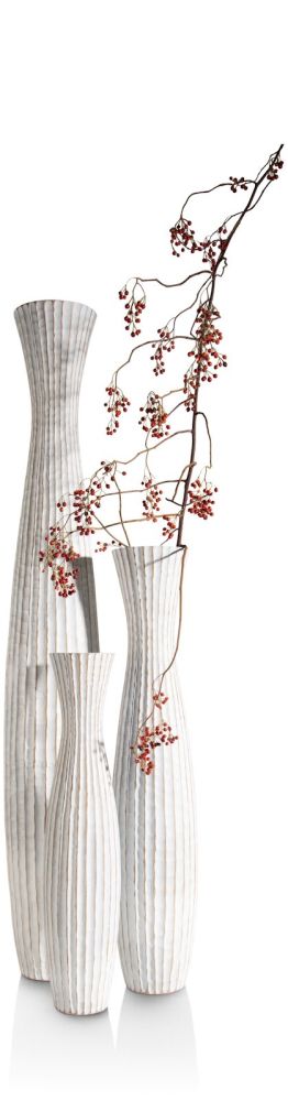 Milou vaas H134cm - Wit - Afbeelding 5