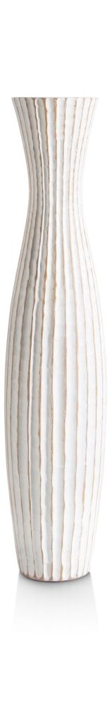 Milou vaas H64,5cm - Wit