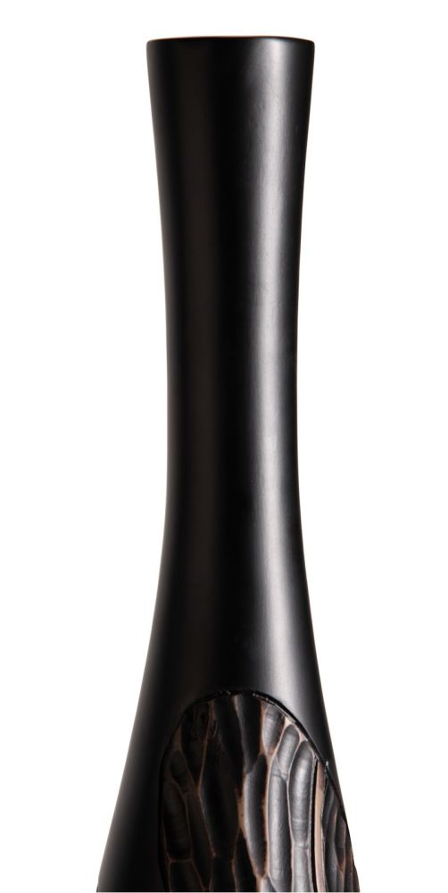Faye vaas H107cm - Zwart - Afbeelding 8