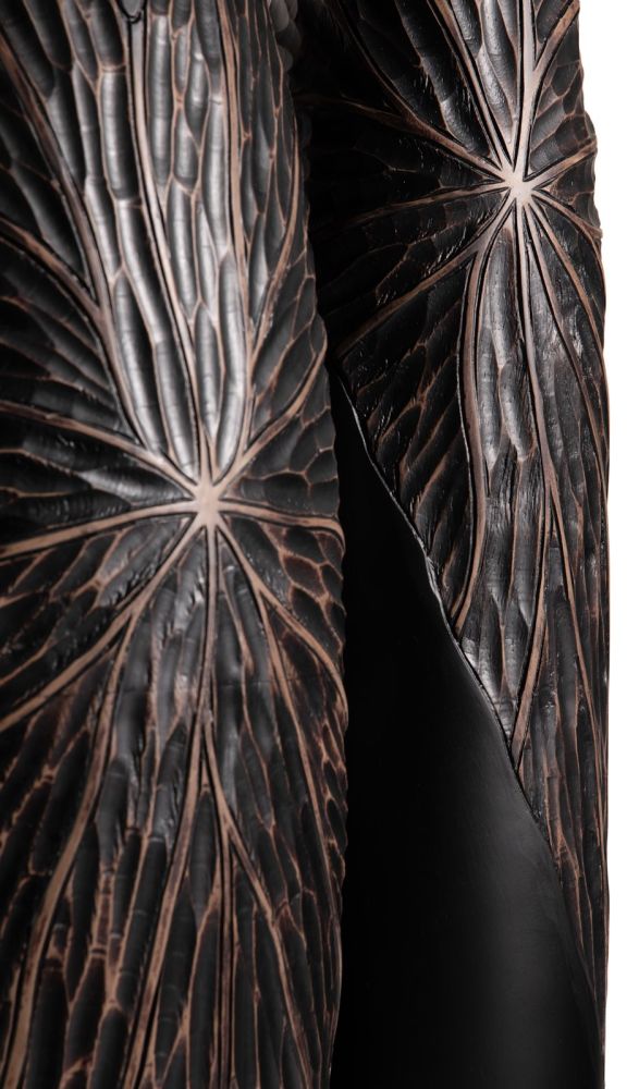 Faye vaas H107cm - Zwart - Afbeelding 10