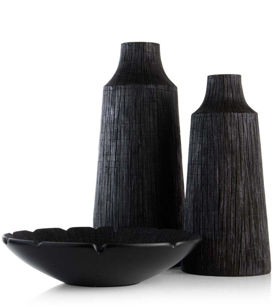 Finn schaal D39cm - Zwart - Afbeelding 5