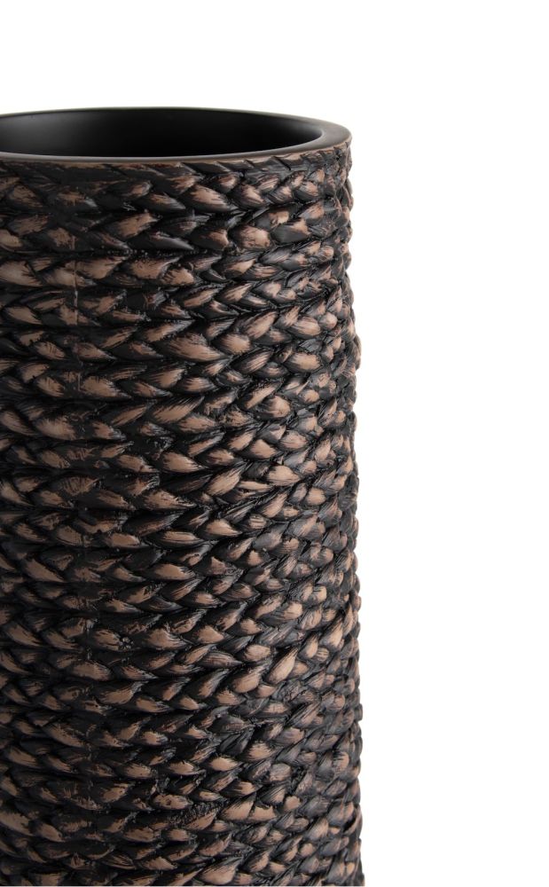 Adam vaas H68,5cm - Zwart - Afbeelding 3