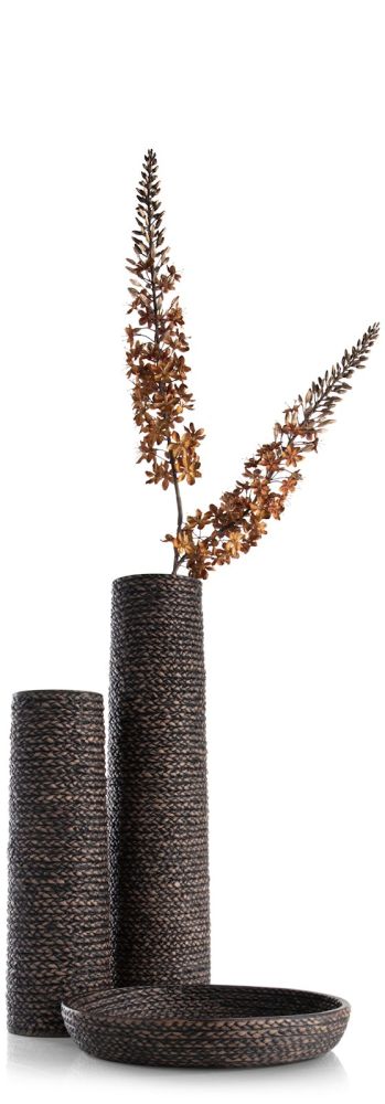 Adam vaas H49cm - Zwart - Afbeelding 6