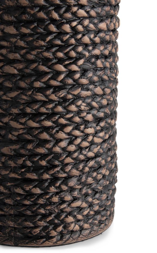 Adam vaas H68,5cm - Zwart - Afbeelding 9