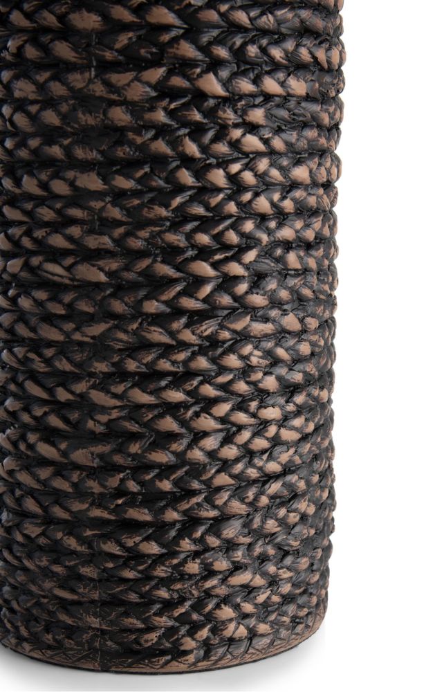 Adam vaas H49cm - Zwart - Afbeelding 4
