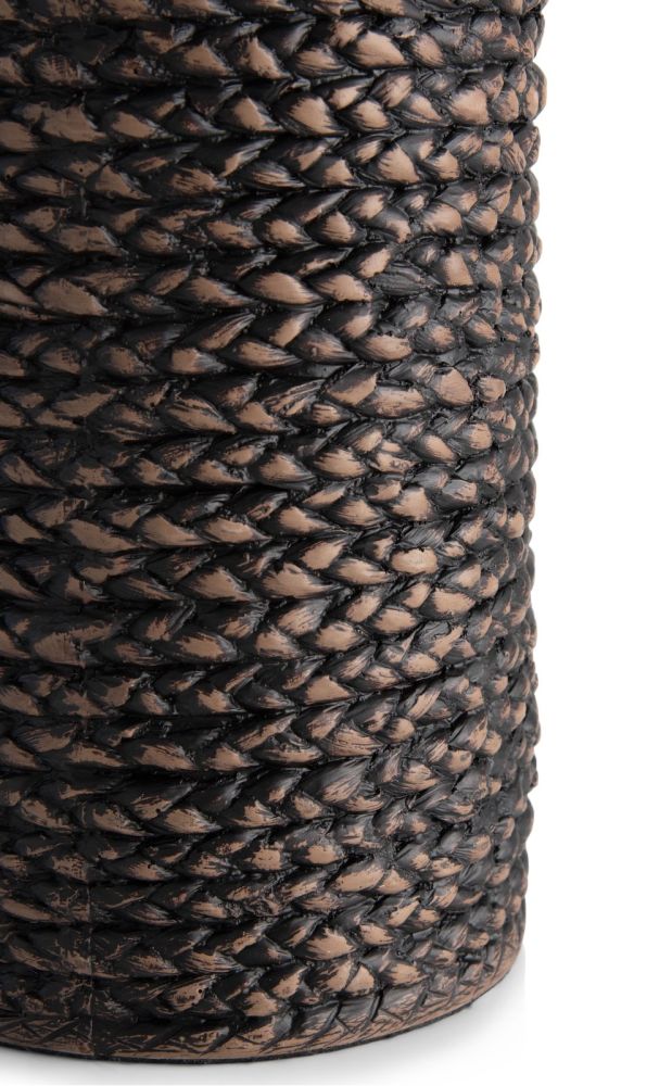 Adam vaas H49cm - Zwart - Afbeelding 9