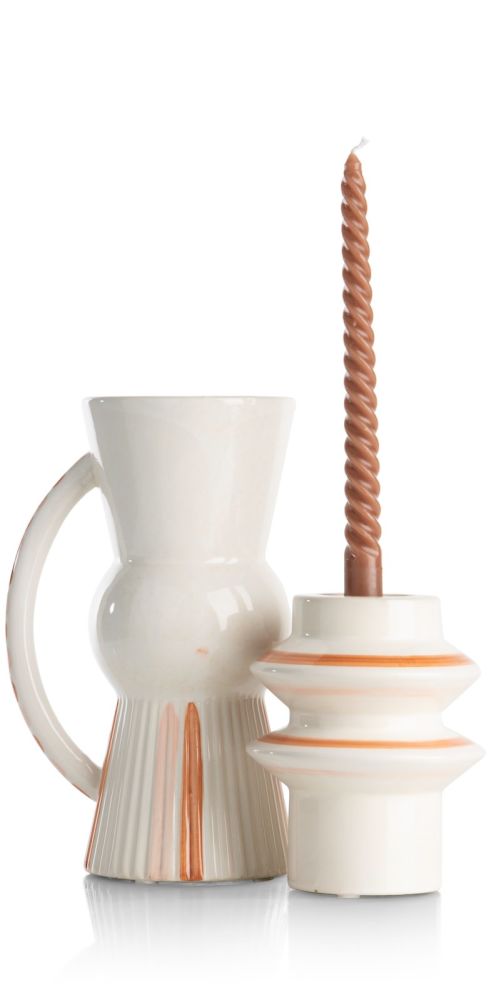 Nora kandelaar H15cm - Multikleur - Afbeelding 7