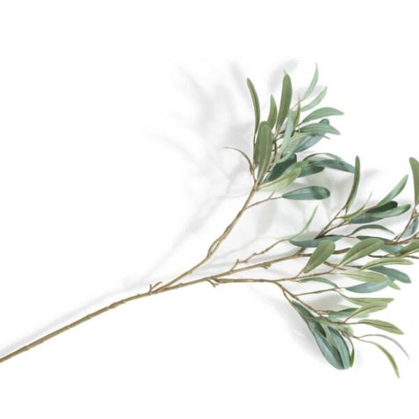 Olive Leaf Spray H82cm kunstbloem - Groen
