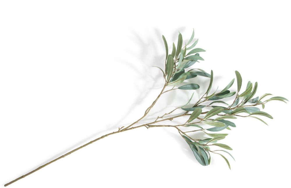 Olive Leaf Spray H82cm kunstbloem - Groen