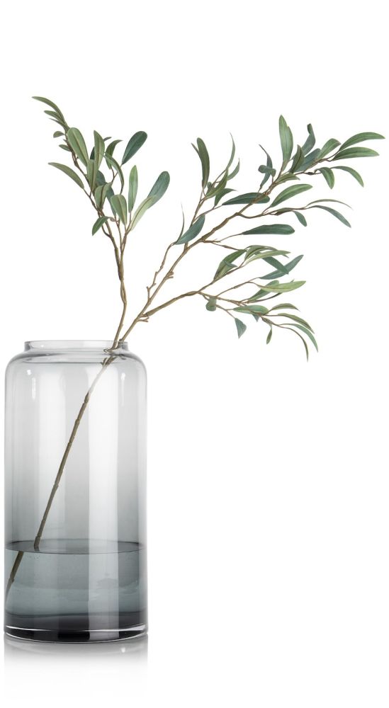 Olive Leaf Spray H82cm kunstbloem - Groen - Afbeelding 2