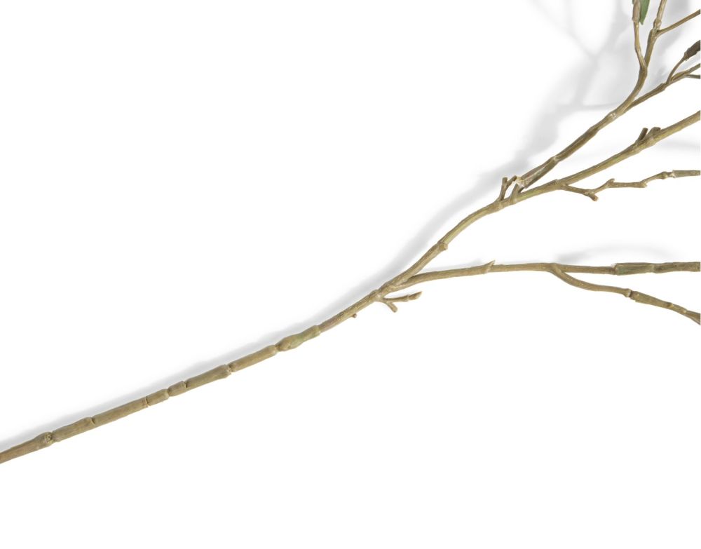 Olive Leaf Spray H82cm kunstbloem - Groen - Afbeelding 4