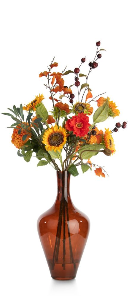 Olive Leaf Spray H82cm kunstbloem - Groen - Afbeelding 6