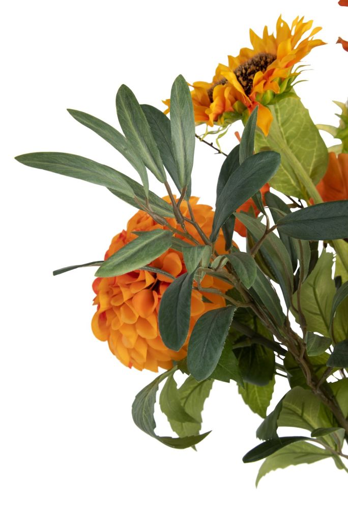 Olive Leaf Spray H82cm kunstbloem - Groen - Afbeelding 8