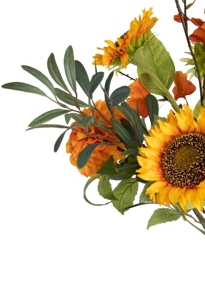 Olive Leaf Spray H82cm kunstbloem - Groen - Afbeelding 11