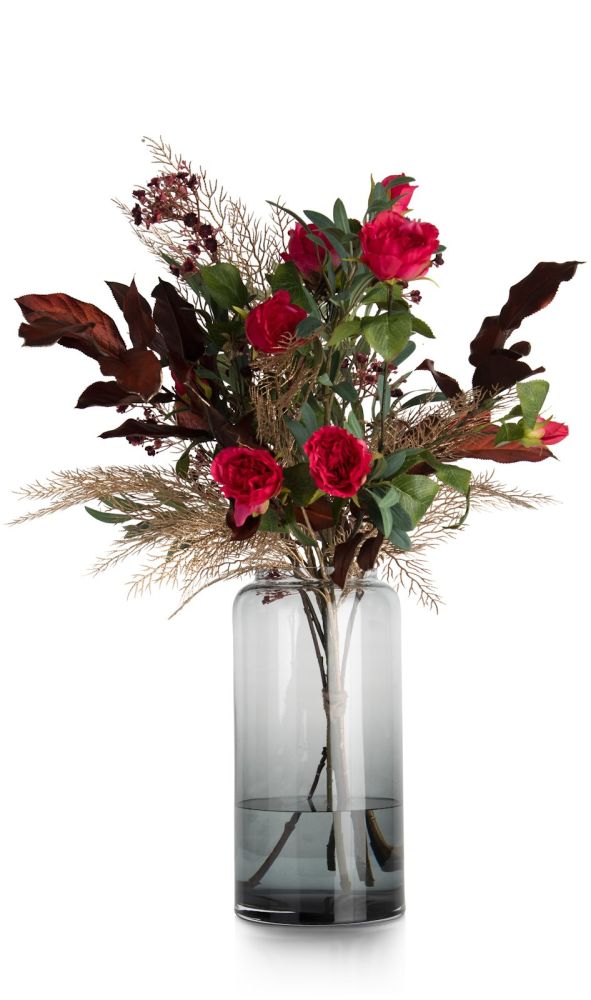 Olive Leaf Spray H82cm kunstbloem - Groen - Afbeelding 21