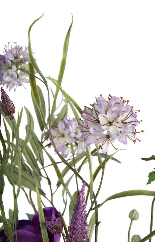 Olive Leaf Spray H82cm kunstbloem - Groen - Afbeelding 25