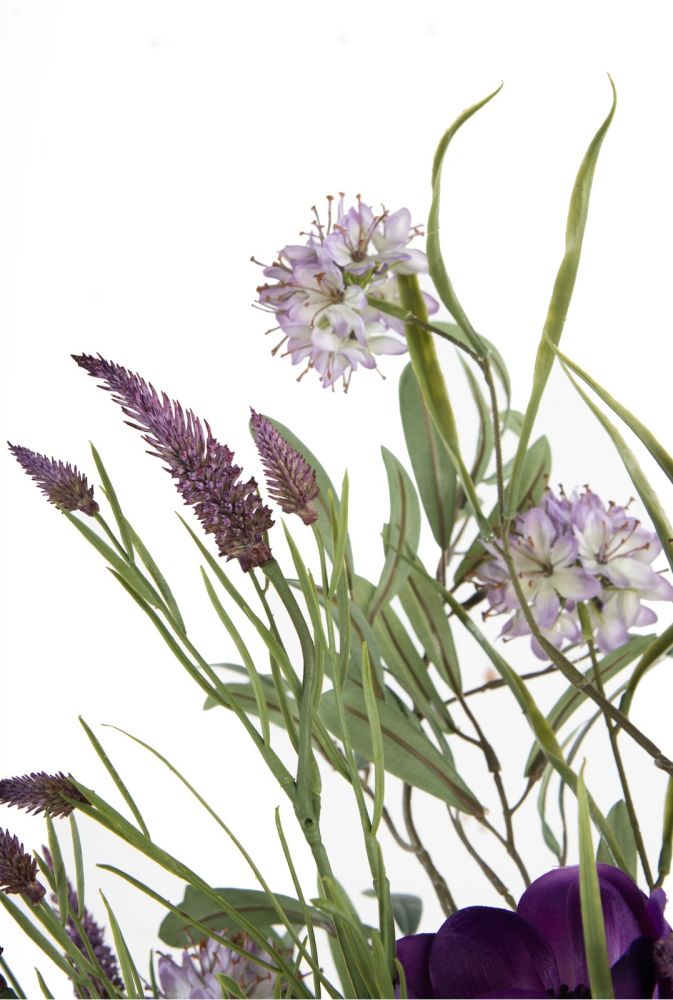 Olive Leaf Spray H82cm kunstbloem - Groen - Afbeelding 29