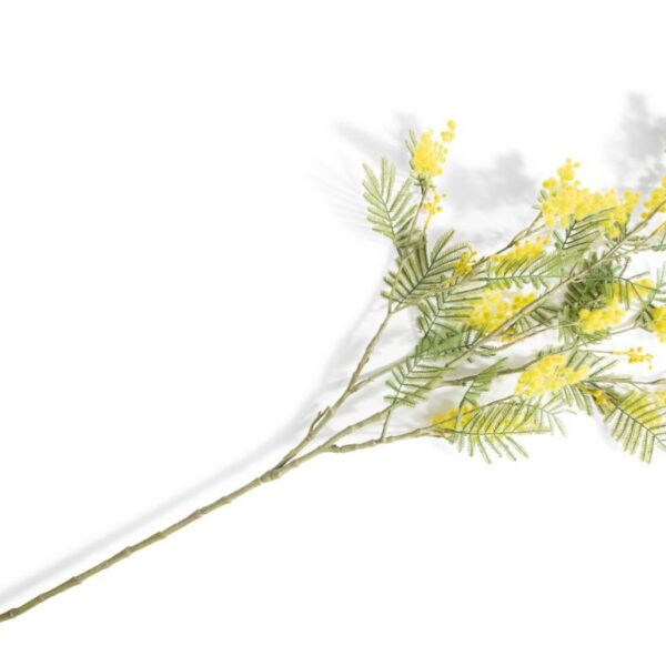 Mimosa Branch H110cm kunstbloem - Geel