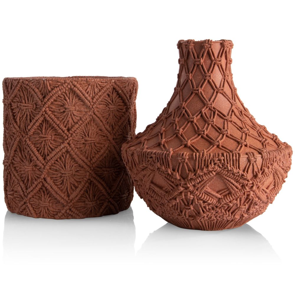 Maeve vaas H33cm - Terracotta - Afbeelding 6