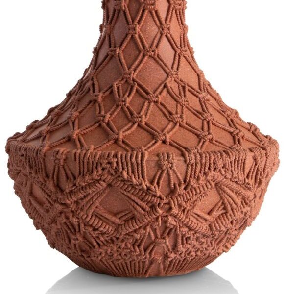 Maeve vaas H33cm - Terracotta