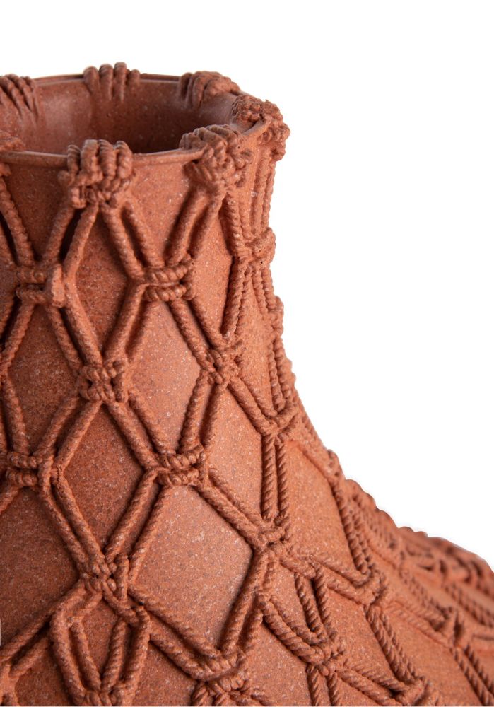 Maeve vaas H33cm - Terracotta - Afbeelding 3