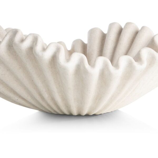 Bella schaal  D51cm - Cremekleurig