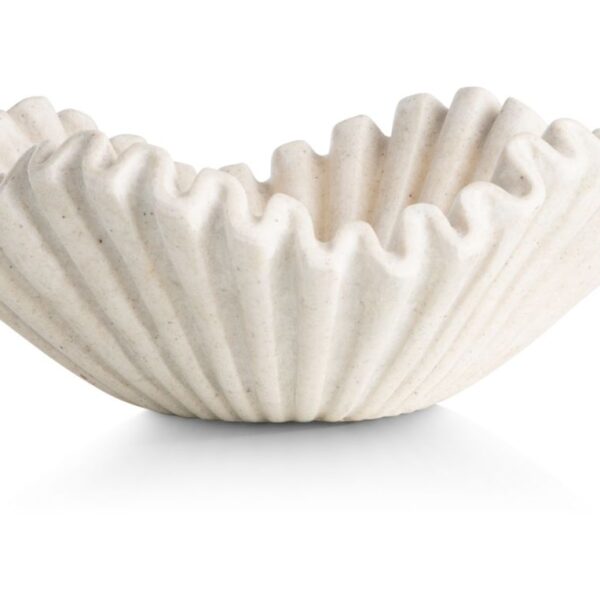 Bella schaal D28cm - Cremekleurig