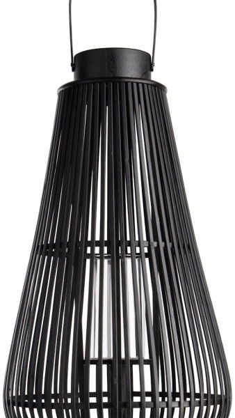 Philou windlicht H70,5cm - Zwart