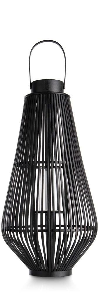 Philou windlicht H70,5cm - Zwart