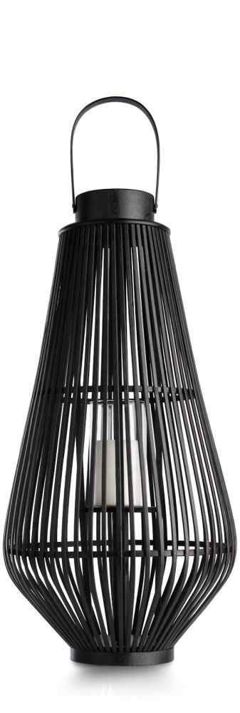 Philou windlicht H70,5cm - Zwart - Afbeelding 2