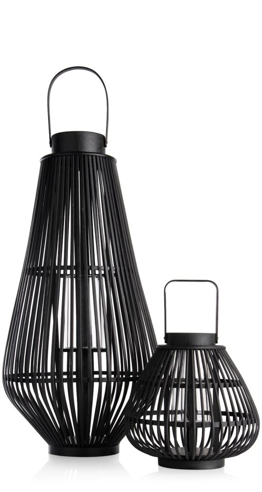Philou windlicht H70,5cm - Zwart - Afbeelding 6