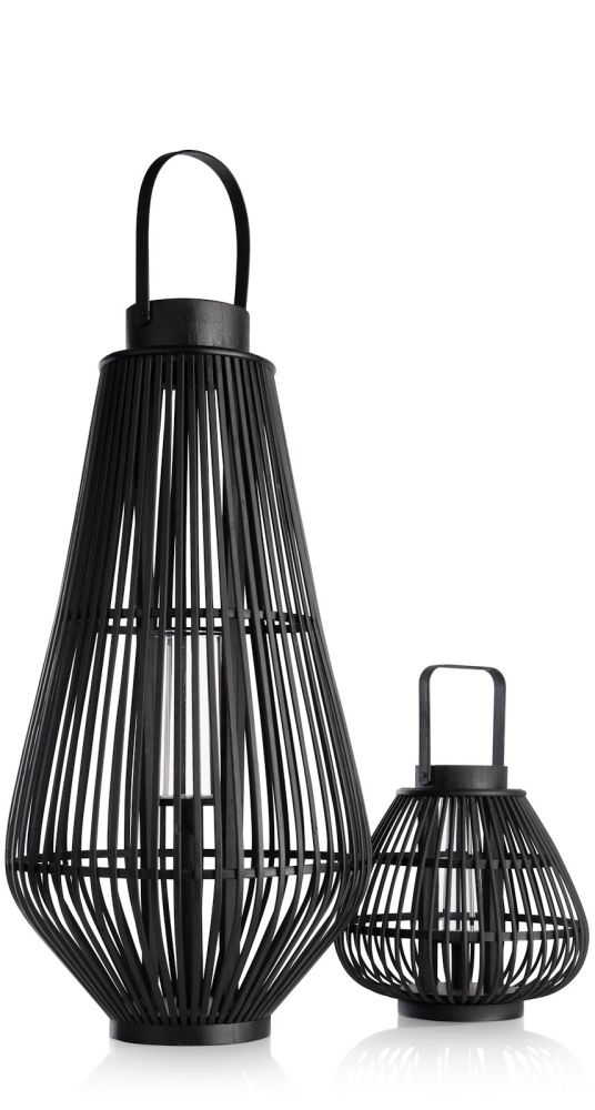 Philou windlicht H70,5cm - Zwart - Afbeelding 7