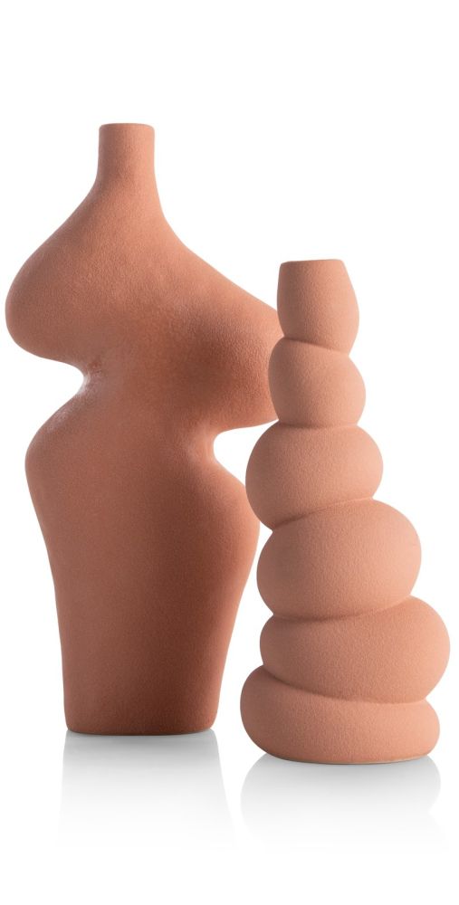 Maria vaas H30,5cm - Terracotta - Afbeelding 5
