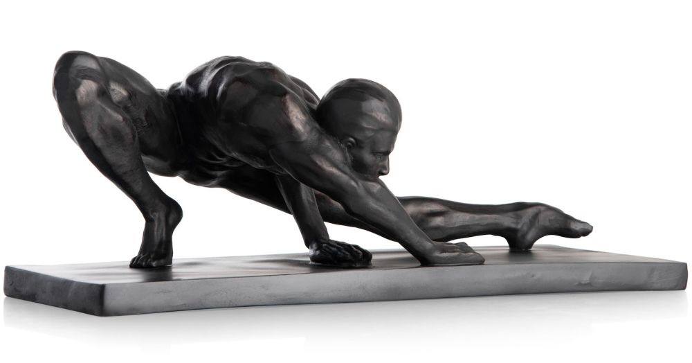 Stretching beeld H19cm - Zwart - Afbeelding 2