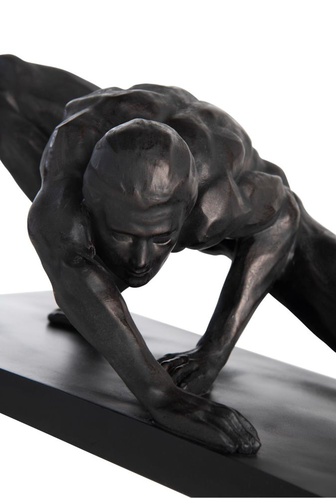 Stretching beeld H19cm - Zwart - Afbeelding 3